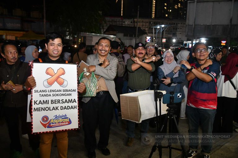 JELAJAH ASPIRASI BEBAS DADAH FOKUS DEKATI WARGA KOTA DI KAWASAN TUMPUAN